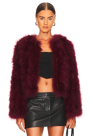 Lamarque feather jacket best sale