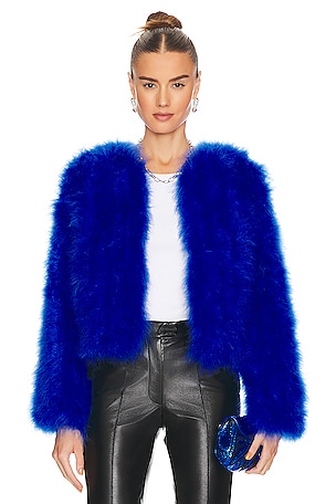 LAMARQUE Deora Jacket in Royal Blue REVOLVE