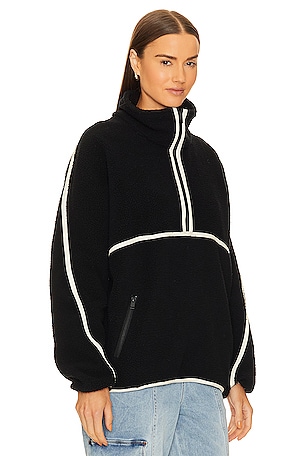 LAMARQUE Helsa Fleece Jacket in Black