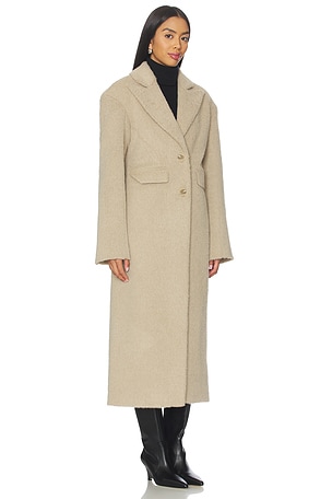 LAMARQUE Aaliyah Coat in Beige. Size XS. Also