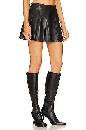 LAMARQUE Juliana Mini Skirt in Black