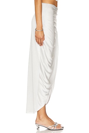 LAMARQUE Sanna Skirt in Metallic Silver