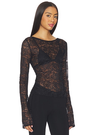 LAMARQUE Amelia Top in Black. Size XS. Also