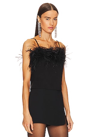 LAMARQUE Yarina Knit Cami in Black
