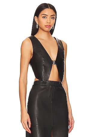 LAMARQUE Estrella Vest in Black