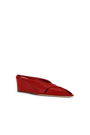Lucasheva Angel Mule Pump in Red