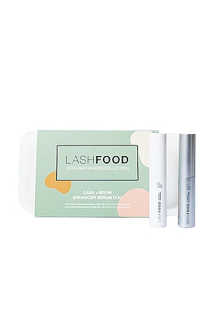Lashfood Lash + Brow Enhancer Serum Duo in White
