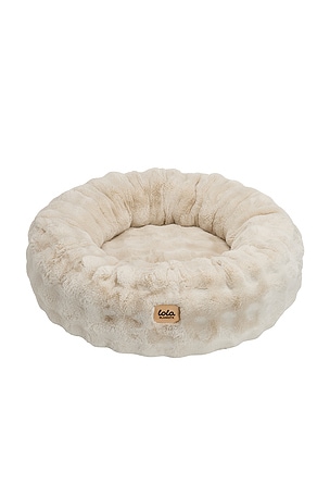 Large Bubble Round Pet Bed Lola Blankets