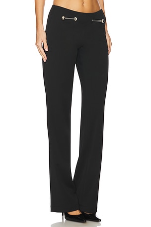 LADO BOKUCHAVA Ninexl Pierced Pants in Black