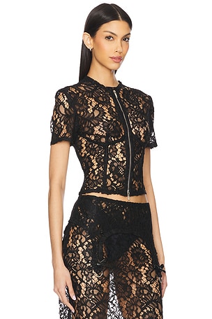 LADO BOKUCHAVA Race Top in Black