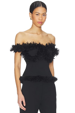 LADO BOKUCHAVA Valkiria Corset in Black