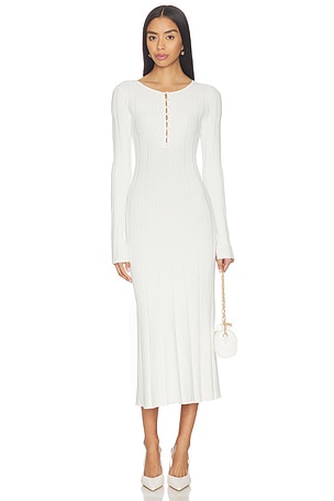 by Marianna Wanda Knit Long Sleeve Dress L'Academie