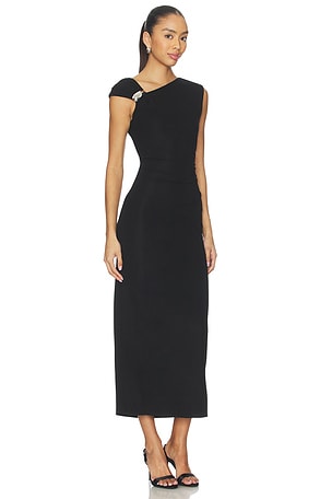 L'Academie by Marianna Maeko Midi Dress in Black. Size XXS. Also