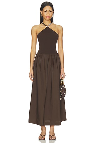 Jinjara Beaded Halter Dress L'Academie
