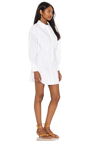 L'Academie the Ismene Mini Dress in White