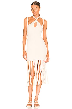 Darick Fringe Midi Dress L'Academie