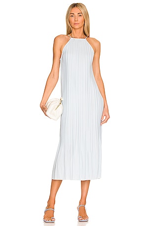 L'Academie Elin Midi Dress in Baby Blue | REVOLVE