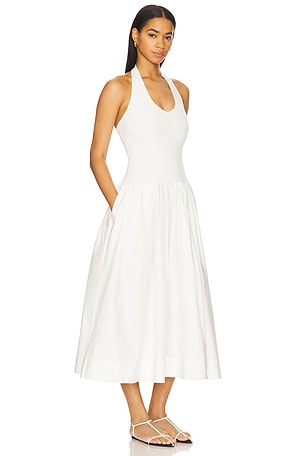 L'Academie by Marianna Kara Midi Dress in White
