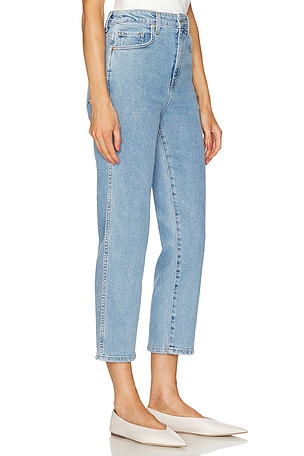 L'Academie by Marianna Elodie High Rise Crop Jeans in Denim-Light