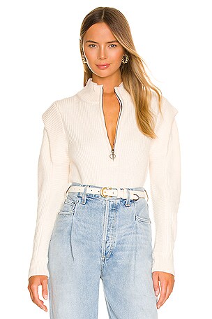 Nonna Half Zip Sweater L'Academie
