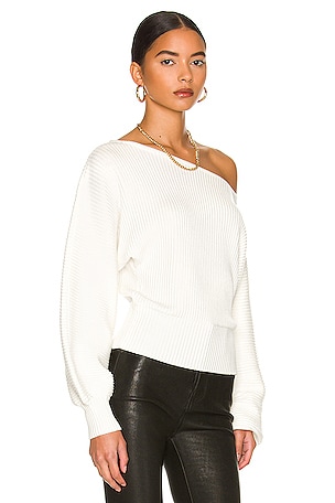 L'Academie Indre Sweater in Ivory