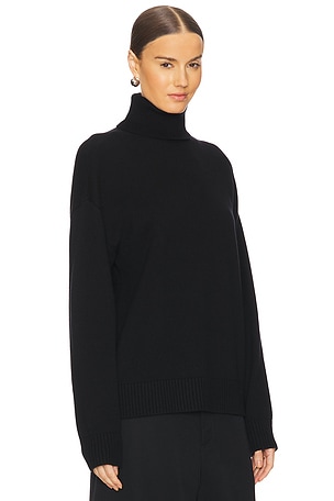 L'Academie by Marianna Ronny Turtleneck Sweater in Black