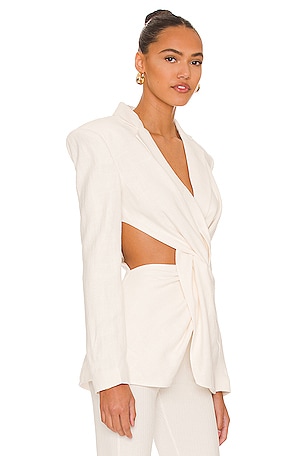 L'Academie Emmy Blazer in Ivory