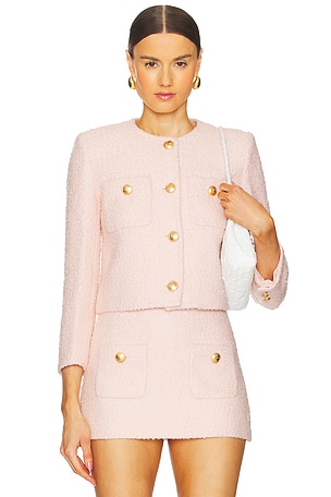 by Marianna Dapheen Jacket in Light Pink L'Academie