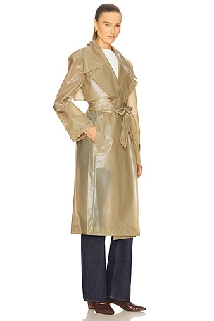 L'Academie by Marianna Layne Trench Coat in Tan