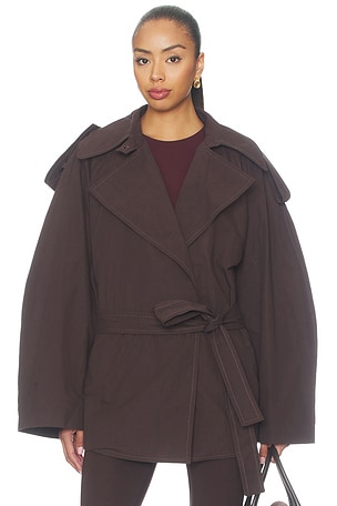 Cooper Cropped Trench Jacket L'Academie