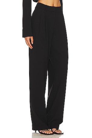 L'Academie The Slouchy Trouser in Black