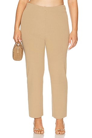 L'Academie by Marianna Azari Knit Pant in Tan