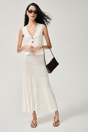 By Marianna Cheryl Breezy Midi Skirt L'Academie