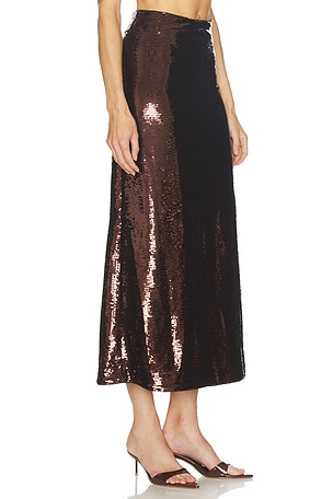 L'Academie JUPE VELEDA en Marron