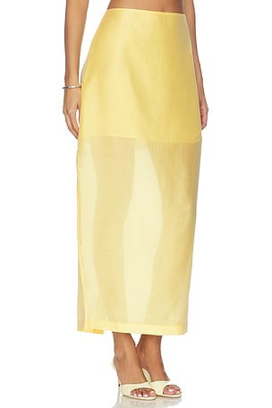 L'Academie Perla Skirt in Yellow