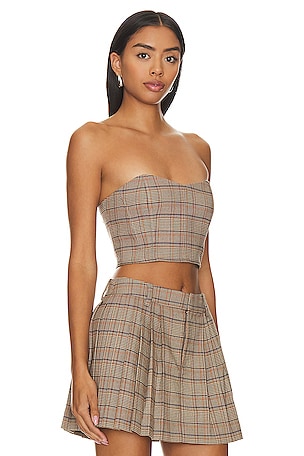 L'Academie Ember Corset in Beige