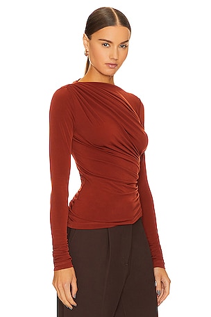 L'Academie by Marianna Tullah Top in Rust