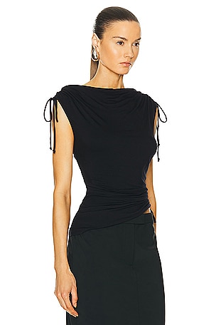 L'Academie by Marianna Greava Top in Black