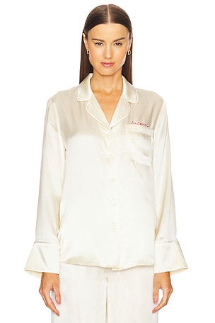 by Marianna Tay Silk Pajama Top L'Academie