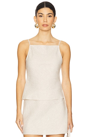 by Marianna Eula Linen Top L'Academie