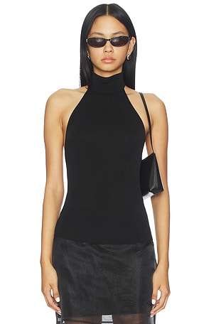 Claudette Halter Knit Top L'Academie