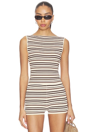 Taylar Stripe Tank L'Academie