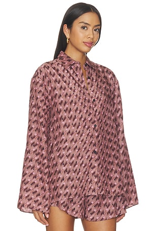 L'Academie Leny Shirt in Brown