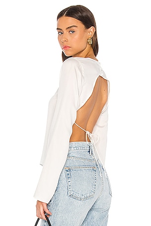 L'Academie The Anya Top in Ivory