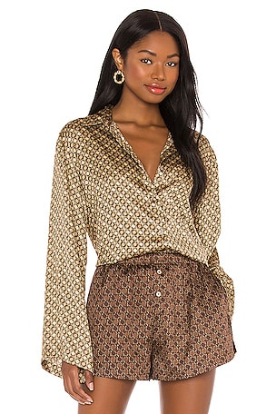 Joie snake print store blouse