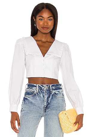 The Celi Crop Blouse L'Academie