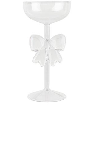 Clear Bow Glass Lepel Club