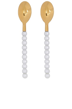 Set Of 4 Pearl Spoon Lepel Club