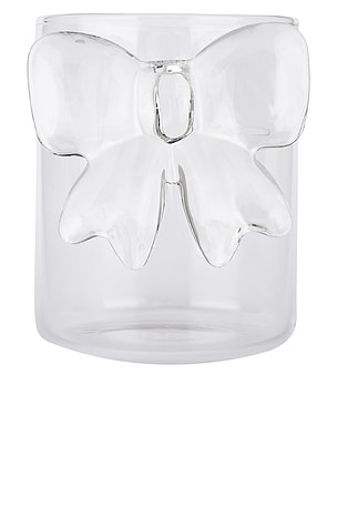 Clear Bow Tumbler Lepel Club