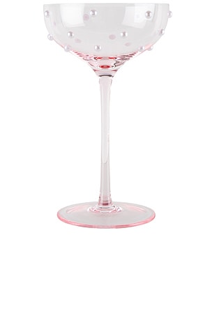 Pearl Pink Glass Lepel Club